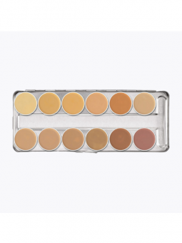 Palette de 12 derma color - Kryolan KryolanBeauté