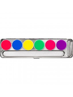 Palette Aquacolor 6 Fluo - Kryolan KryolanMaquillage
