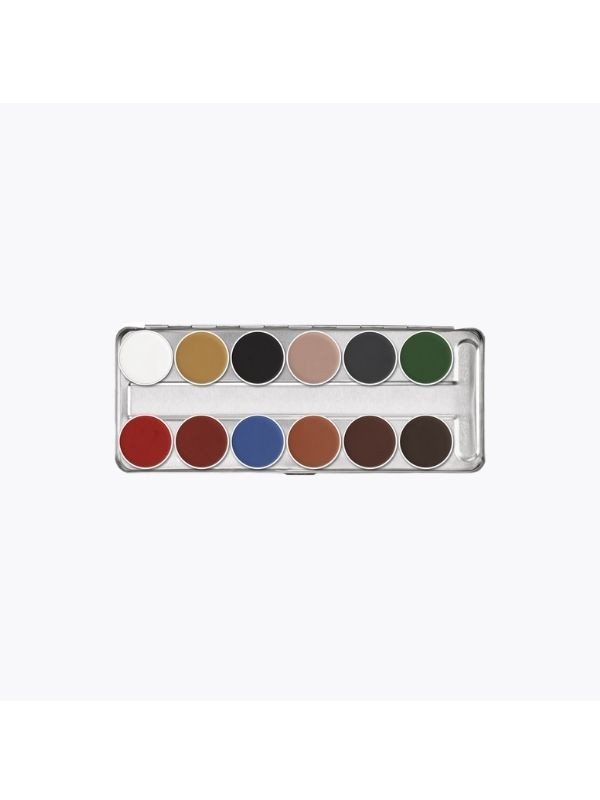 Palette Aquacolor 12 couleurs - Kryolan KryolanMaquillage