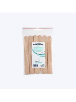 Sachet de 10 spatules en bois épilation 15cm - Sibel SibelÉpilation
